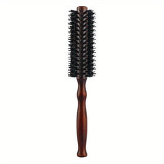 Boar Bristle Round Hair Brush Anti Static Curling Hair Comb
