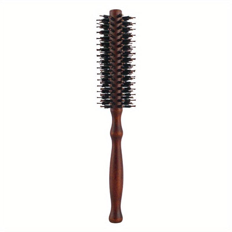 Boar Bristle Round Hair Brush Anti Static Curling Hair Comb