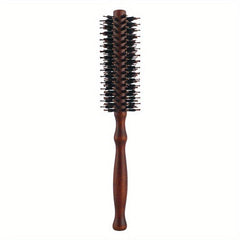 Boar Bristle Round Hair Brush Anti Static Curling Hair Comb