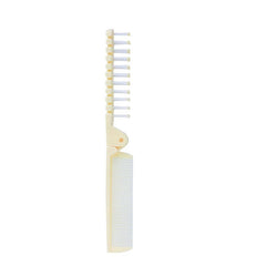 Portable Folding Detangling Comb for Men Dense Toothed Hair Comb