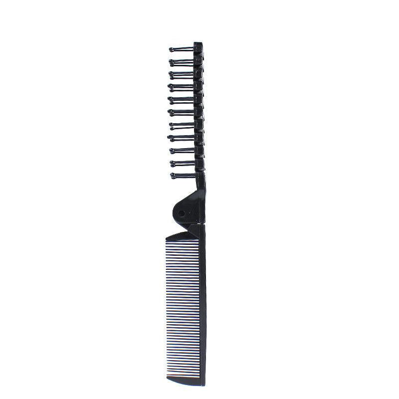 Portable Folding Detangling Comb for Men Dense Toothed Hair Comb