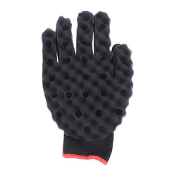 Hair Curl Sponge Gloves Magic Curly Sponge Gloves Barber Curl Twist Sponge Glove