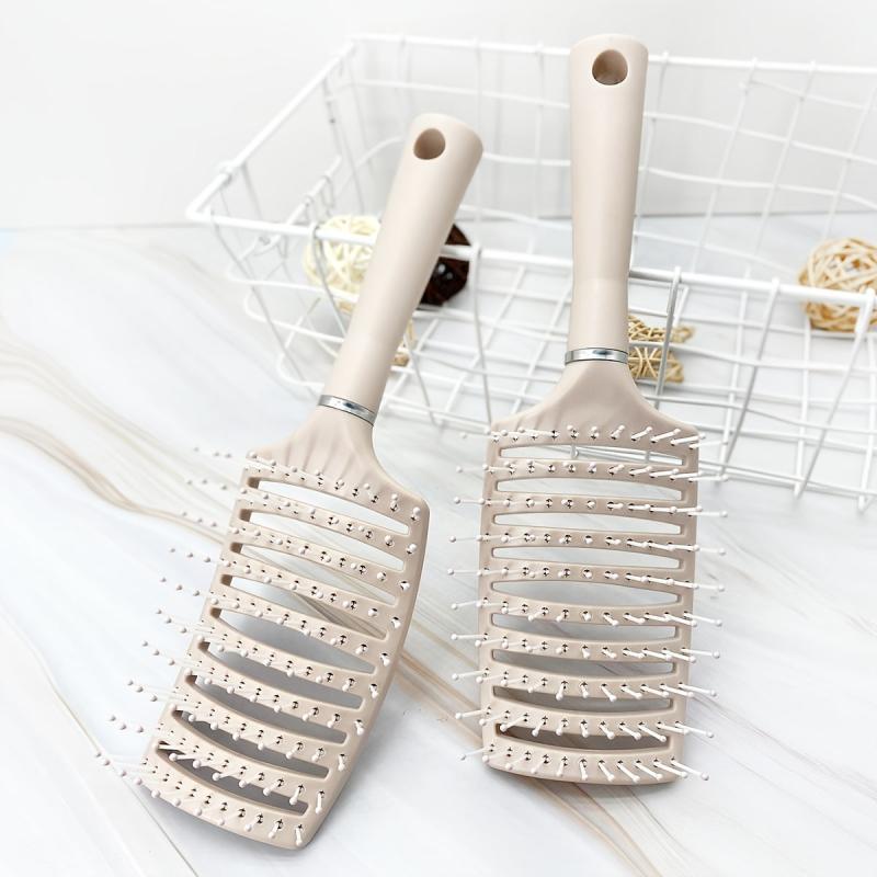 Curved Vented Detangler Brush for Wet and Dry Hair