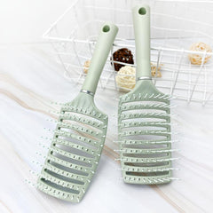 Curved Vented Detangler Brush for Wet and Dry Hair