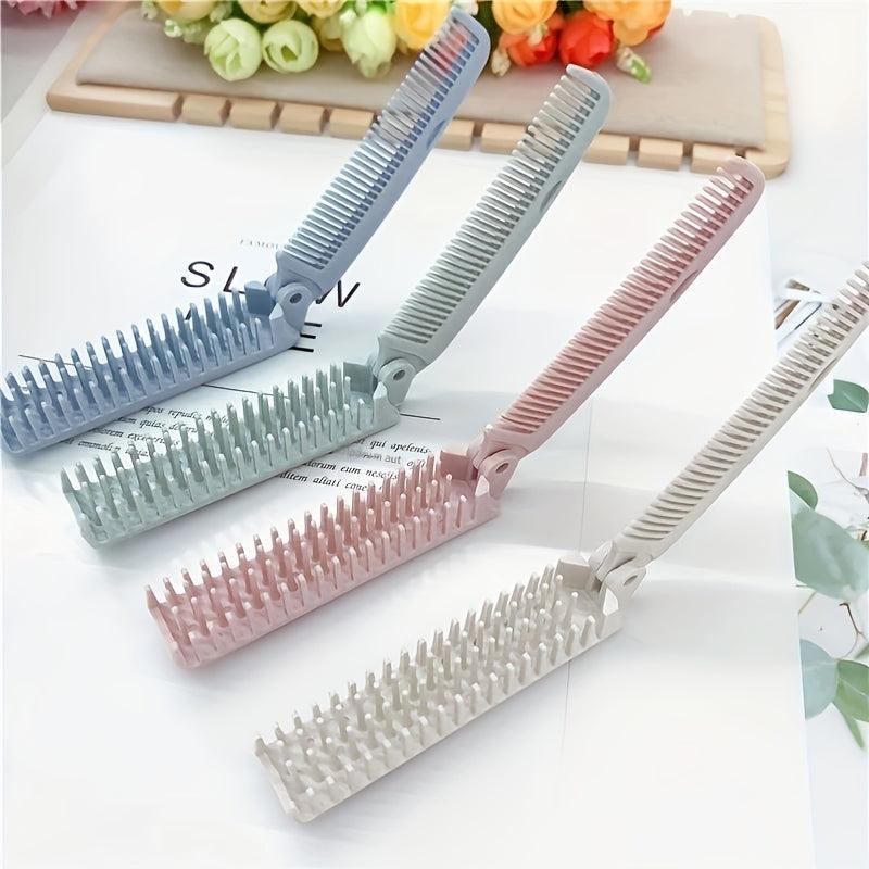 Portable Folding Double Head Hair Comb for Travel