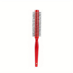 Wooden Round Hair Curly Comb Roller Hair Brush