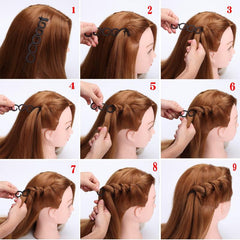 Hair Twist Braider & Curler Set for Women Girls