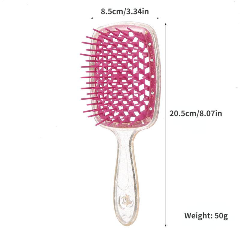 Hollow Out Hair Comb Hairdressing Comb Detangling Hair Brush