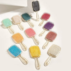 Hollow Out Hair Comb Hairdressing Comb Detangling Hair Brush