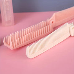 Anti Static Portable Folding Comb Hair Brush for Travel and Styling