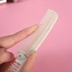 Anti Static Portable Folding Comb Hair Brush for Travel and Styling