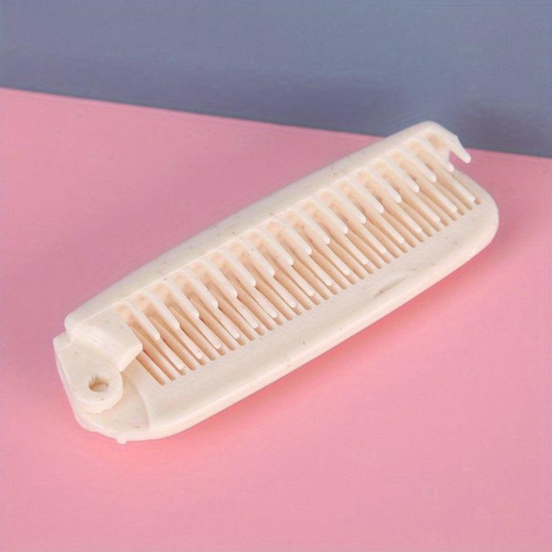 Anti Static Portable Folding Comb Hair Brush for Travel and Styling