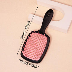 Detangling Brush Hairdressing Comb Paddle Anti Static Hair Comb