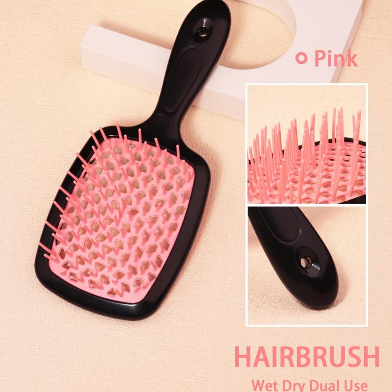 Detangling Brush Hairdressing Comb Paddle Anti Static Hair Comb