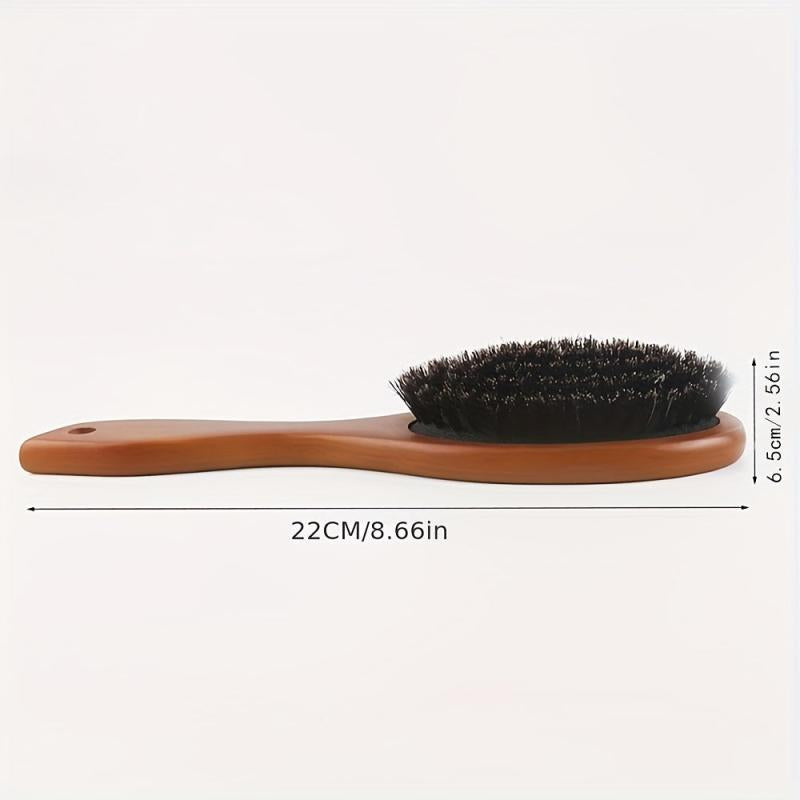 Boar Bristle Hair Brush Anti Static Massage Comb for All Hair Types