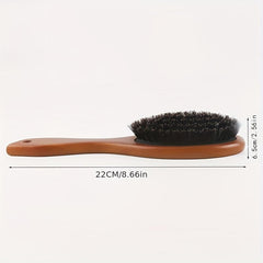 Boar Bristle Hair Brush Anti Static Massage Comb for All Hair Types