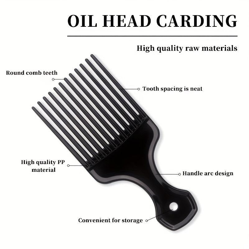 Afro Pick Comb Wide Tooth Fork Comb Anti Static Hair Styling Comb