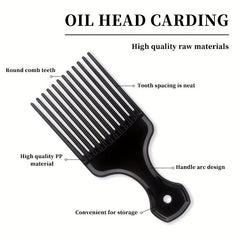 Afro Pick Comb Wide Tooth Fork Comb Anti Static Hair Styling Comb