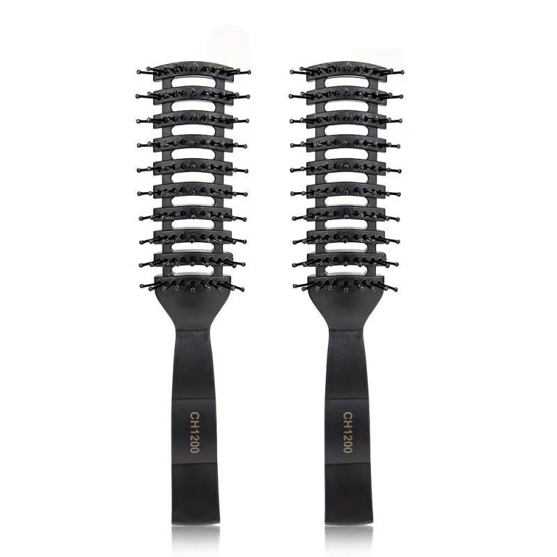 2pcs Vented Detangling Hair Brush for Fluffy Hair Styling