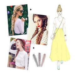 Fishbone Braid Hair Styling Tool Magic Hair Twist Styling Bun Maker