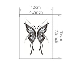 Waterproof Butterfly Tattoo Sticker Semi Permanent
