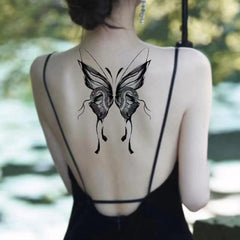 Waterproof Butterfly Tattoo Sticker Semi Permanent