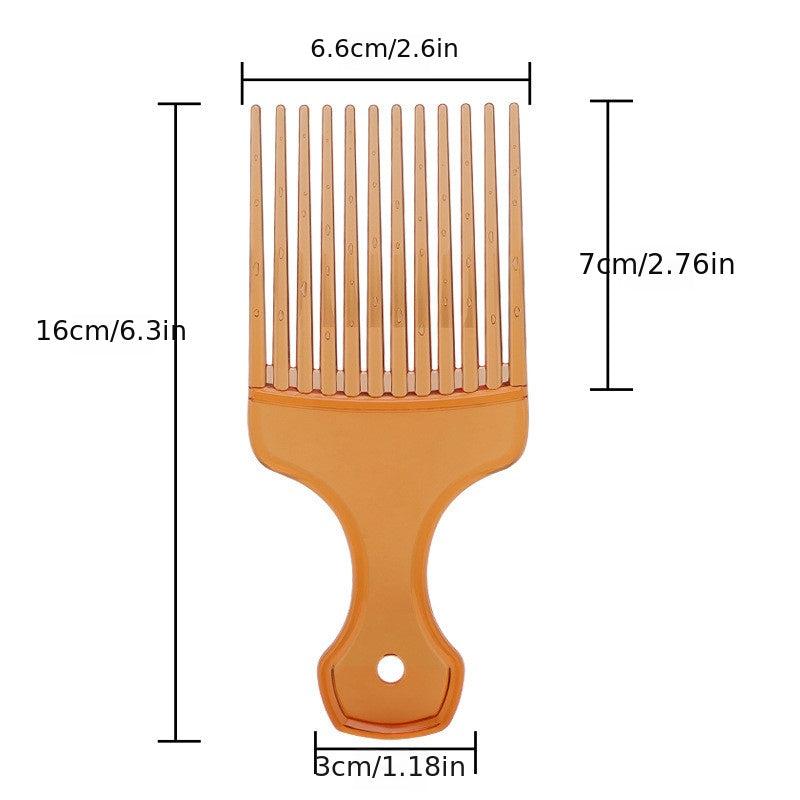Afro Pick Comb Wide Teeth Brush for Curly Hair Styling
