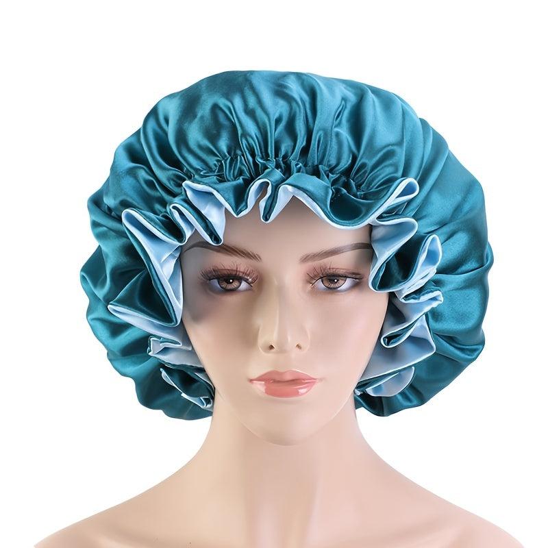 Double Sided Reversible Satin Hair Bonnet Night Cap