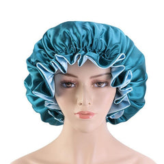 Double Sided Reversible Satin Hair Bonnet Night Cap