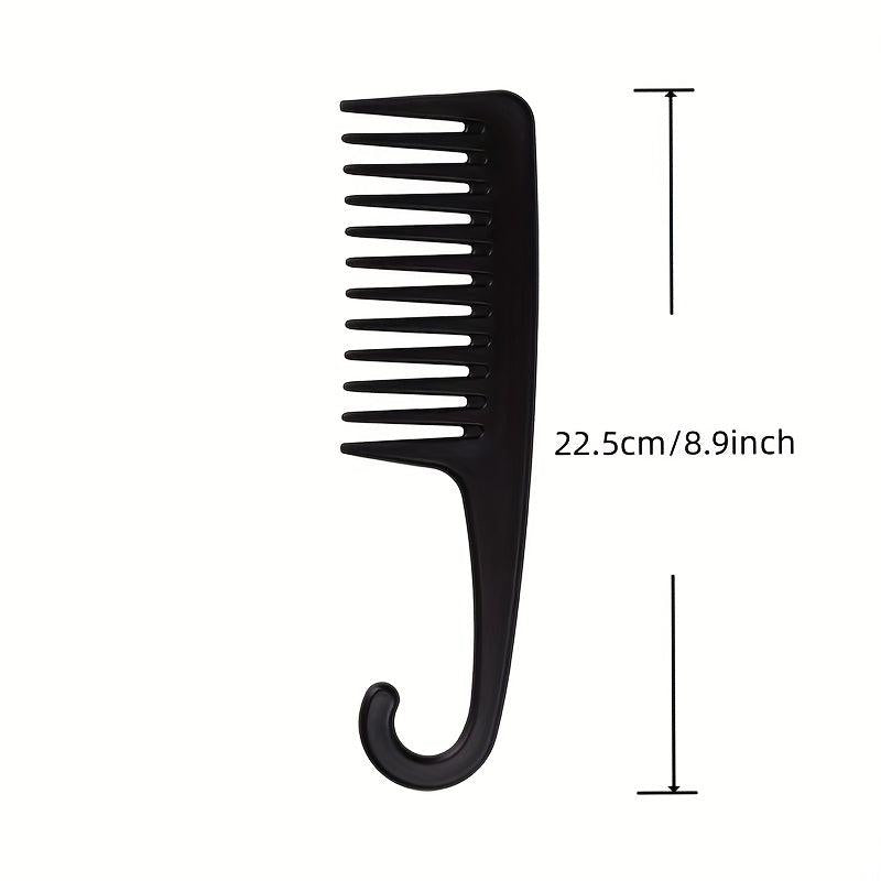 4pcs Hair Comb Set Wide/Fine Tooth Rat Tail Comb Shower Comb With Hook