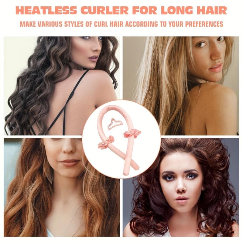 Heatless Curling Rod Headband Natural Soft Wave Hair Rollers Styling