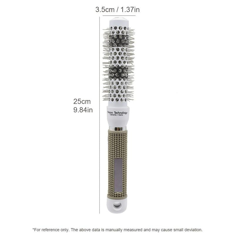 Heat Conduction Hairbrush Comb Set for Home Salon Hair Blow Drying Curling Tools