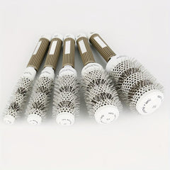 Heat Conduction Hairbrush Comb Set for Home Salon Hair Blow Drying Curling Tools
