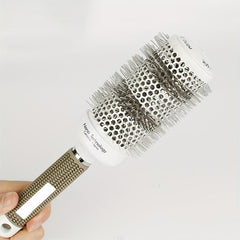 Heat Conduction Hairbrush Comb Set for Home Salon Hair Blow Drying Curling Tools