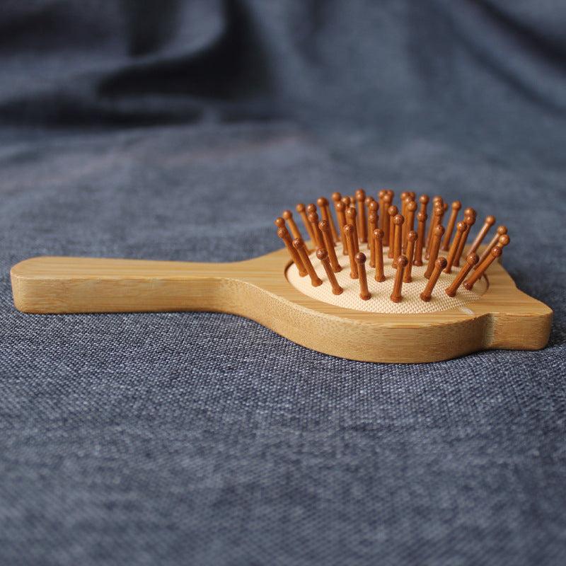 Bamboo Air Cushion Massage Comb Anti-static Detangling