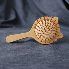 Bamboo Air Cushion Massage Comb Anti-static Detangling