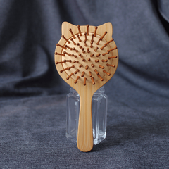 Bamboo Air Cushion Massage Comb Anti-static Detangling