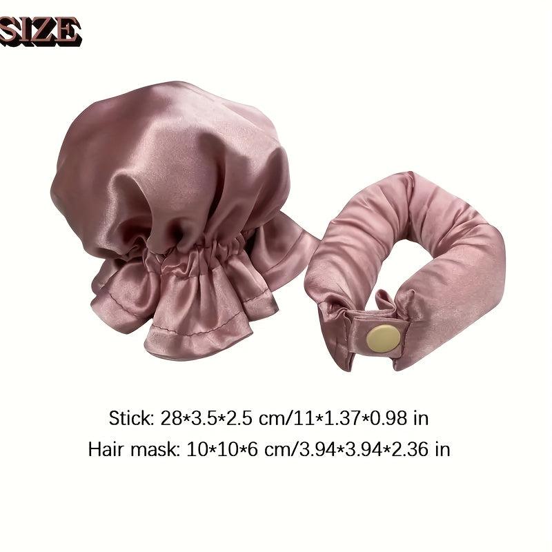 2PCS Satin Heatless Hair Curler Set For Heatless Curls