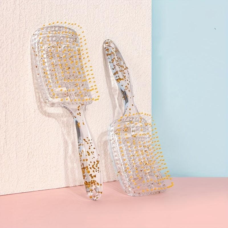 Glittery Hair Styling Brush Wet/Dry Hair Comb