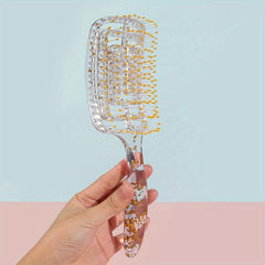 Glittery Hair Styling Brush Wet/Dry Hair Comb