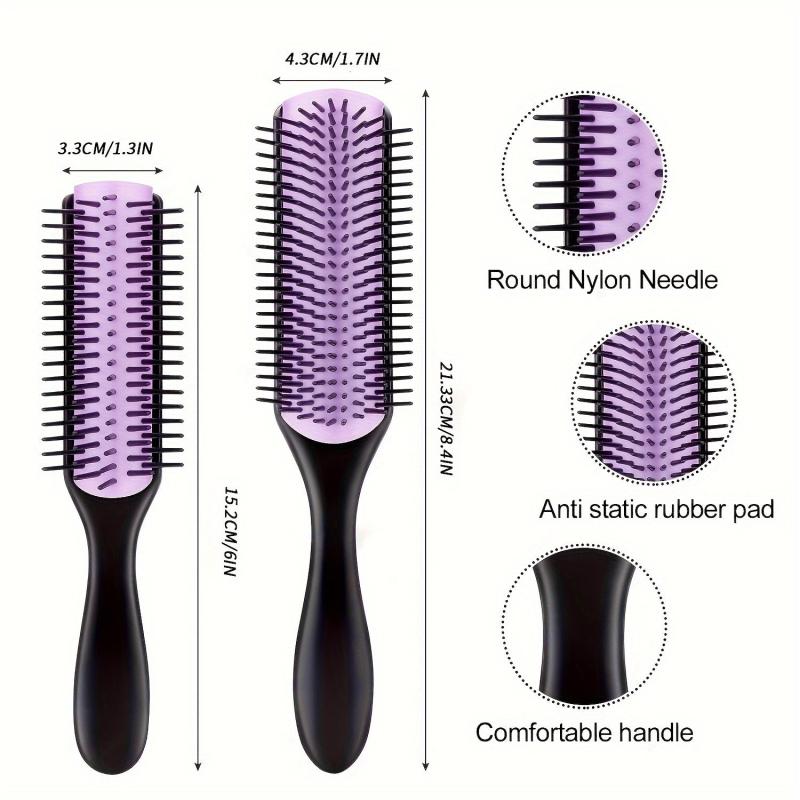Curly Hair Styling Brush: Detangle, Shape, Define Curls