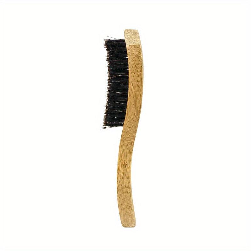 Boar Bristle Teasing Hair Brush Comb Rat Tail Hairdressing Wooden