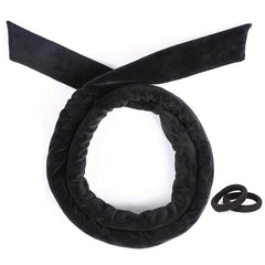 Heatless Curling Rod Headband No Heat Curl Ribbon With Scrunchies