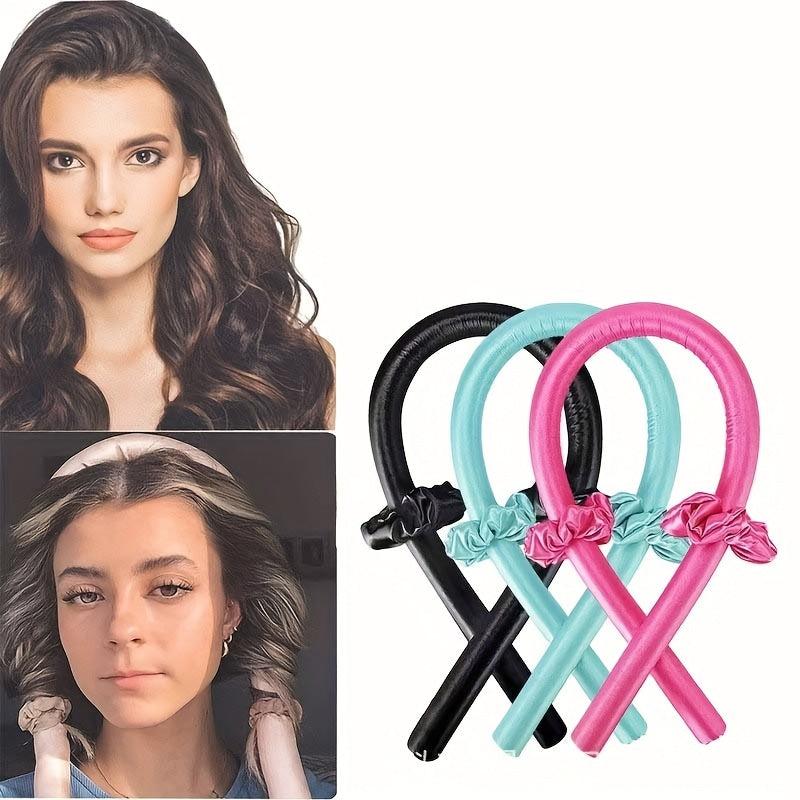 Heatless Curling Iron Headband Soft Spiral Curler Styling