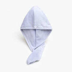 Microfiber Hair Towel Cap Turban Head Wrap Rapid Drying Adult Bathroom Towels