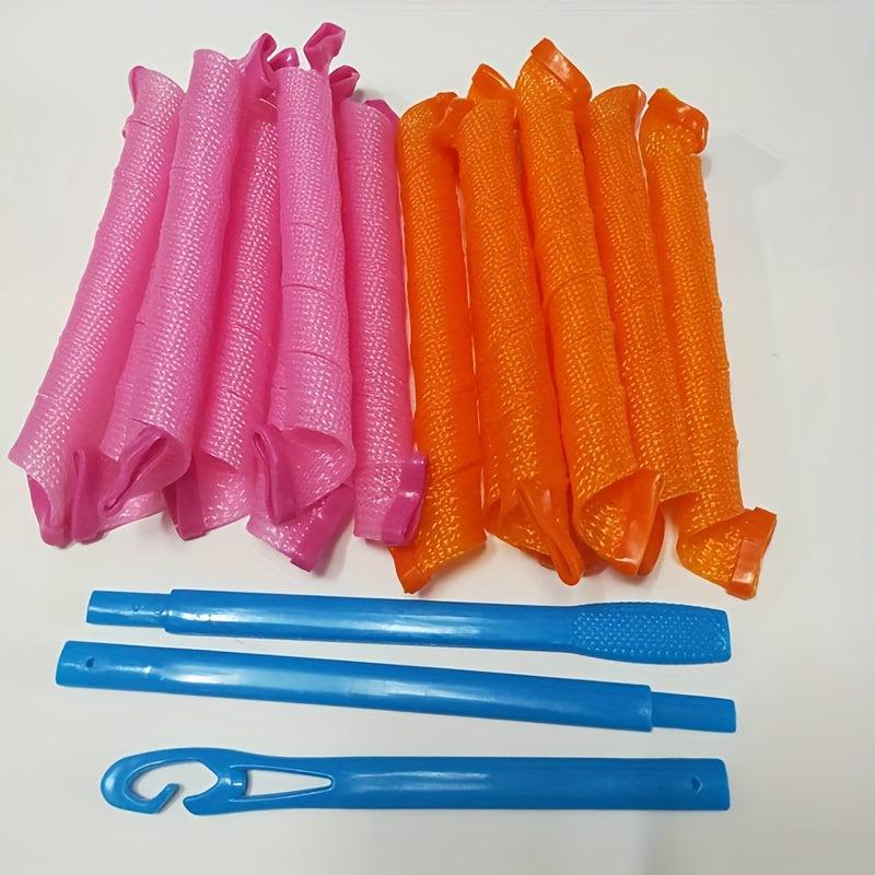 Spiral Hair Curlers No Heat Curlers Heatless Spiral Curlers DIY Styling Kit