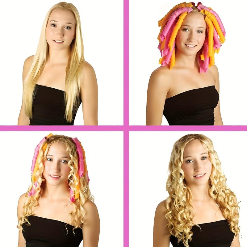 Spiral Hair Curlers No Heat Curlers Heatless Spiral Curlers DIY Styling Kit