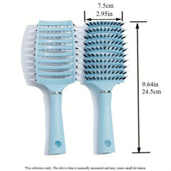 Anti Static Boar Bristle Paddle Hairbrush for Thick Long and Curly Hair
