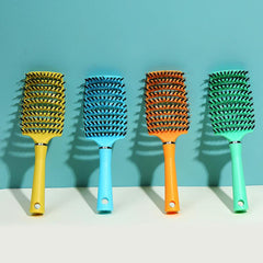 Anti Static Boar Bristle Paddle Hairbrush for Thick Long and Curly Hair