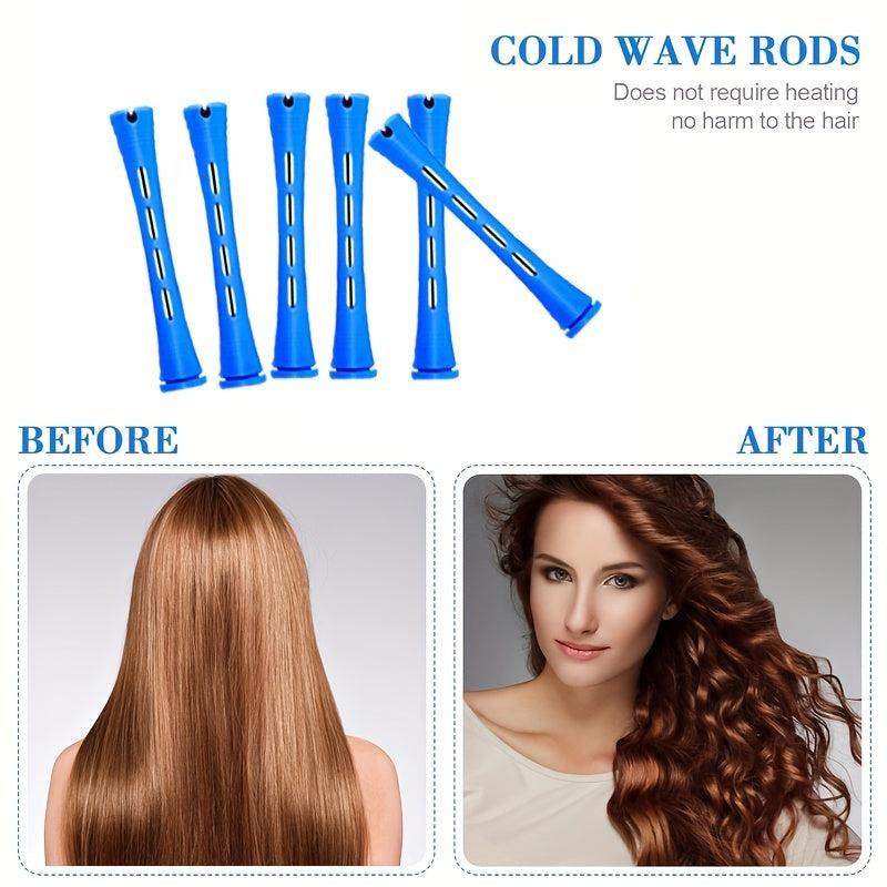 40pcs Hair Perming Rods Cold Wave Rods Long Perm Rods Hair Curler